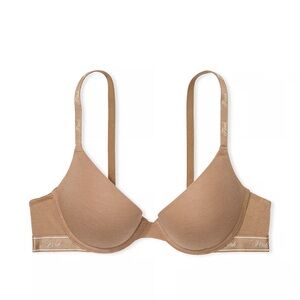 PINK Victoria's Secret Tan Push Up Bra